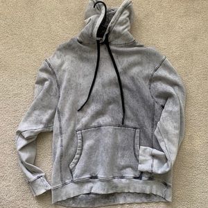 Acid Wash Hoodie Oversized